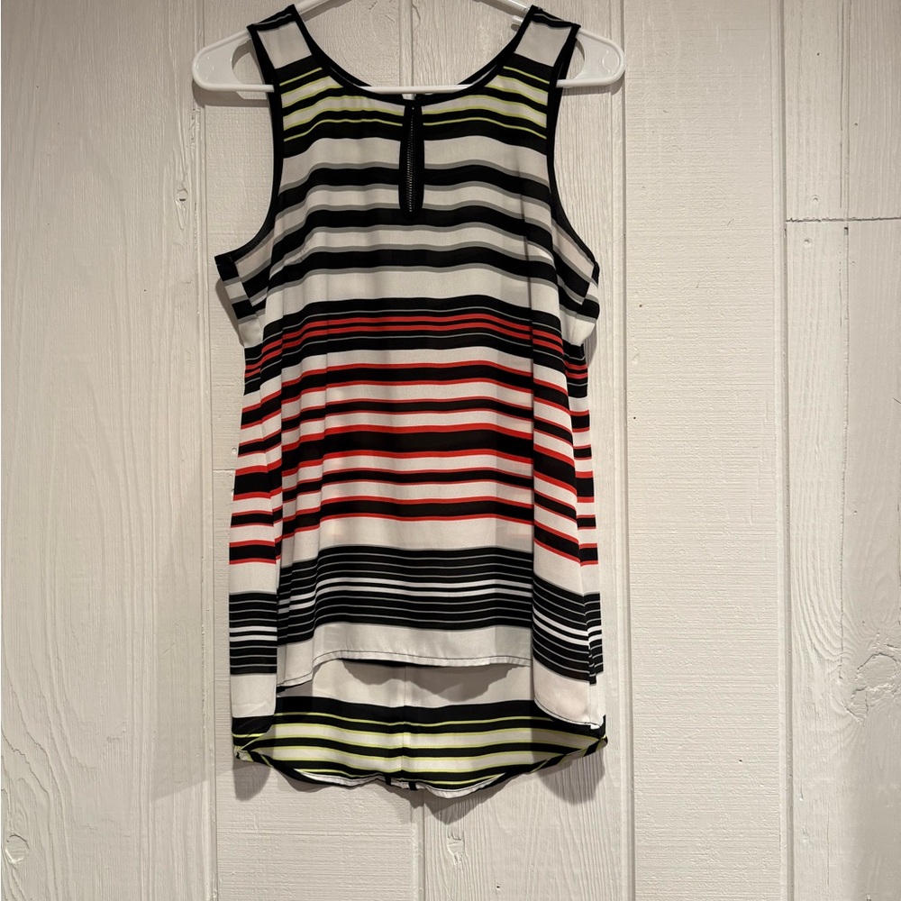 Studio Y Striped Sleeveless Top